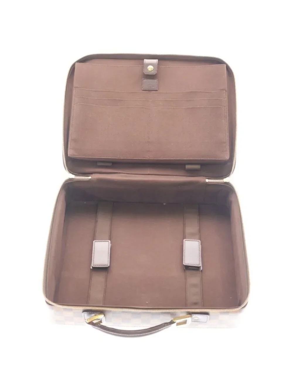 Louis Vuitton Damier Porte Ordinateur Savana Leather Business